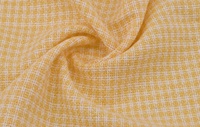 Vintage Wolle Gelb / Weiß